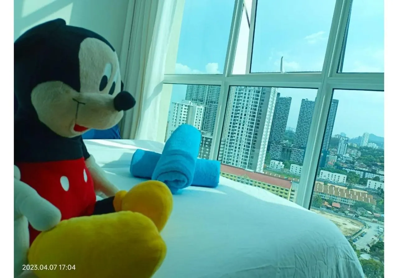City Town Condo: Cozy Penang Retreat with Beautiful Views George Town Apartment