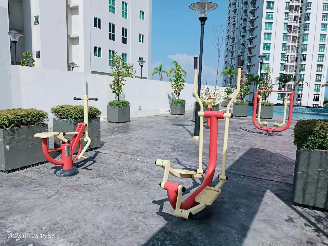 City Town Condo: Cozy Penang Retreat with Beautiful Views George Town Apartment